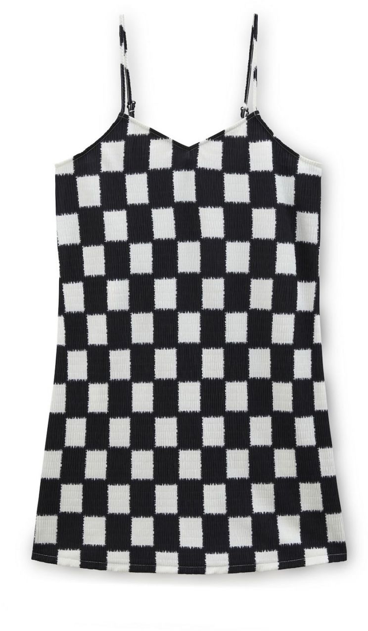 VANS Šaty 'BENTON'  čierna / biela