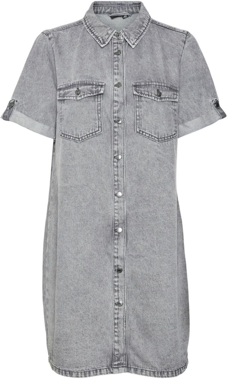 VERO MODA Košeľové šaty 'Jennie'  sivý denim