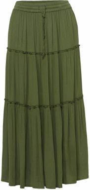 KOROSHI Sukňa  kaki