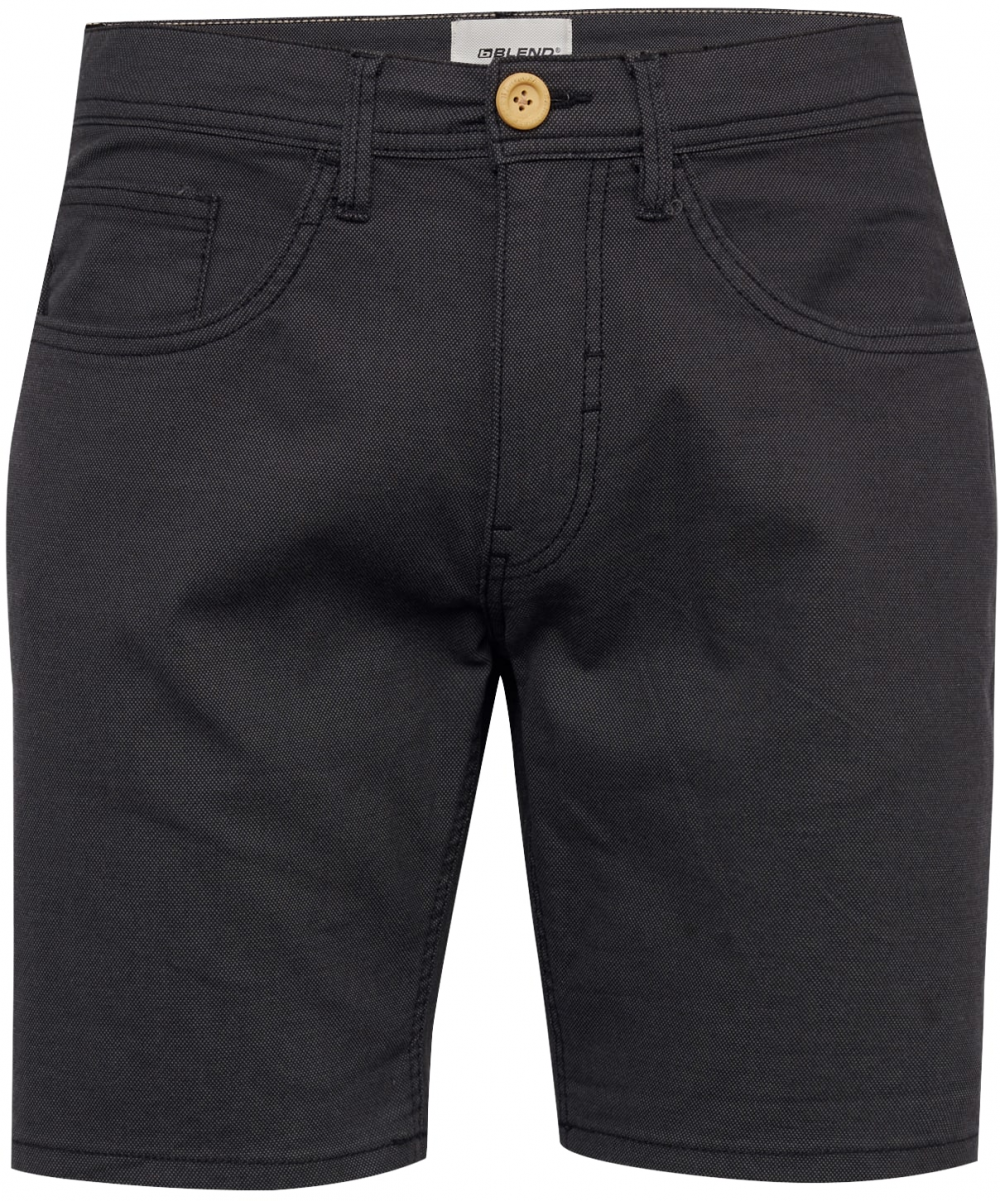 BLEND Nohavice  čierna