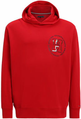 Tommy Hilfiger Big & Tall Mikina  červená / čierna / biela
