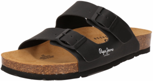 Pepe Jeans Šľapky 'OBAN'  hnedá / čierna / biela