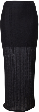 Gina Tricot Sukňa  čierna