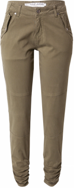 PULZ Jeans Nohavice 'FAYLINN'  hnedá