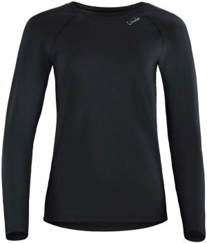 Winshape Funkčné tričko 'AET118LS'  čierna / biela