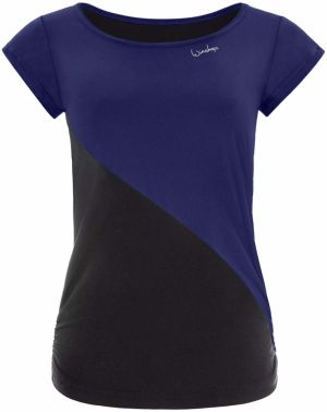 Winshape Funkčné tričko 'AET109LS'  námornícka modrá / čierna