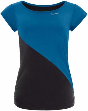 Winshape Funkčné tričko 'AET109LS'  modrozelená / čierna