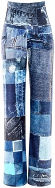 Winshape Športové nohavice 'CUL101C'  tmavomodrá / modrá denim / svetlomodrá