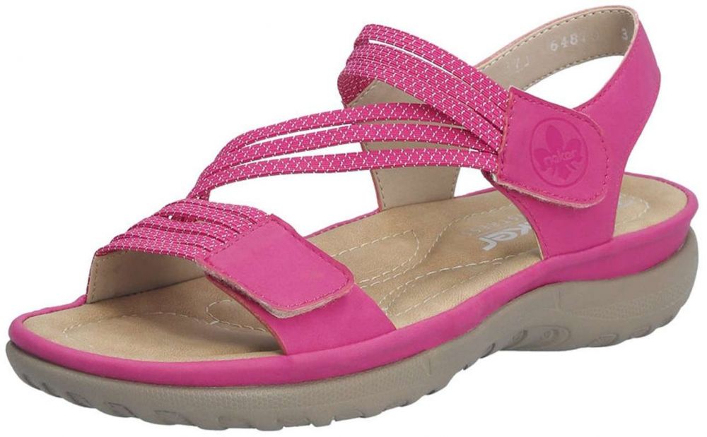 Rieker Remienkové sandále  ružová