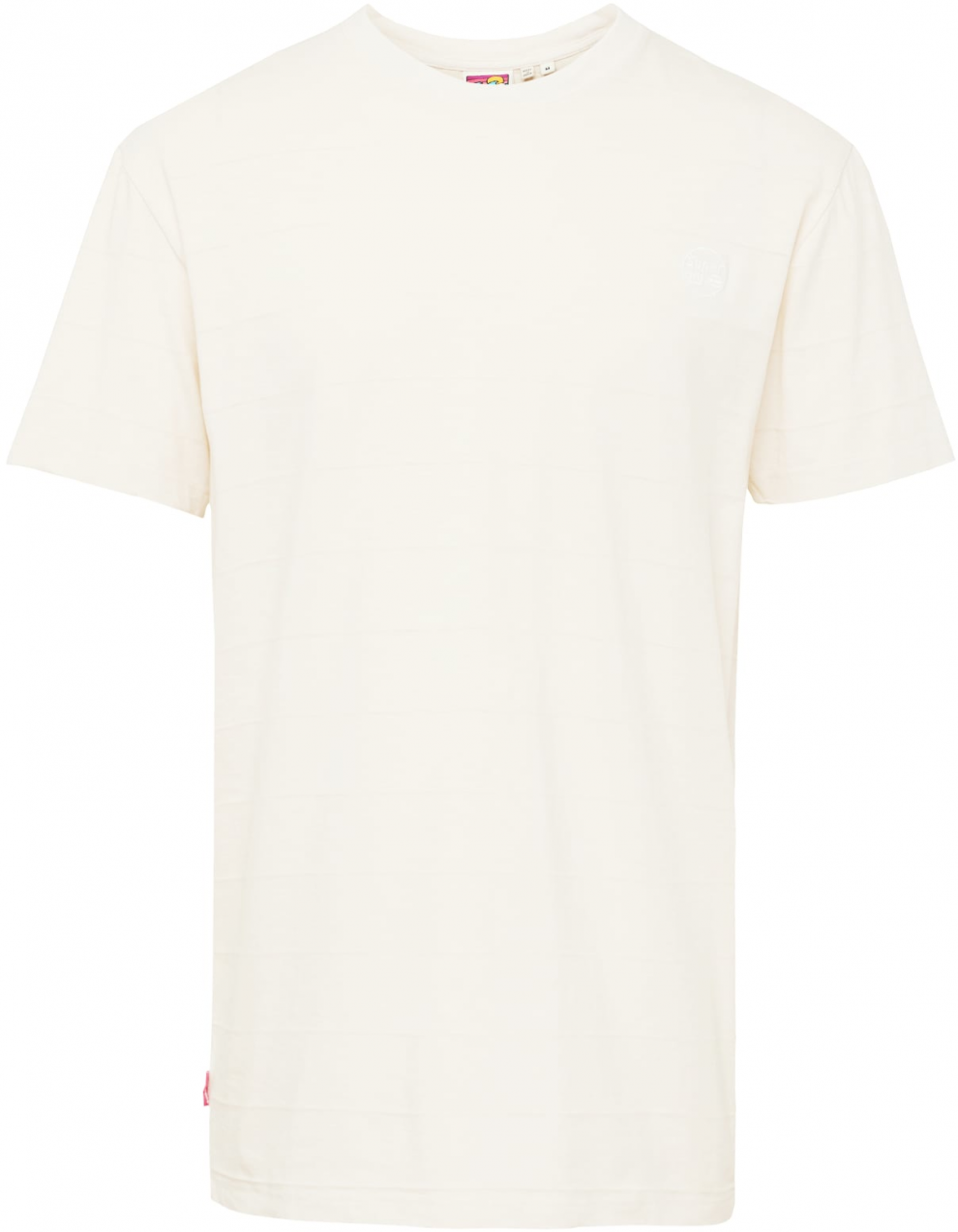 Superdry Tričko  šedobiela