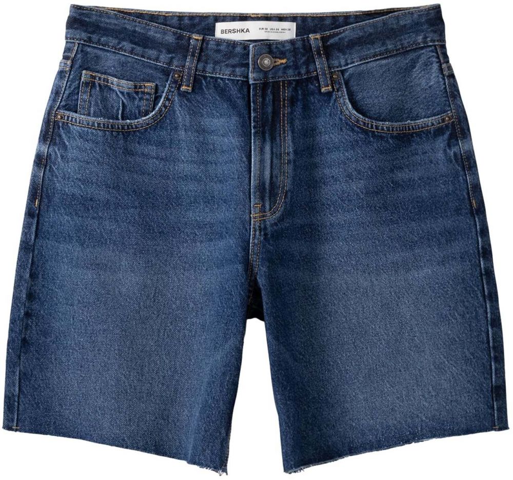 Bershka Džínsy  modrá denim