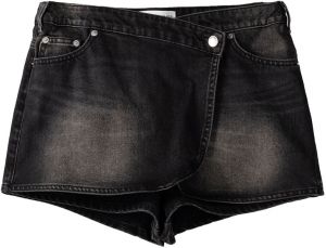 Bershka Džínsy  čierny denim