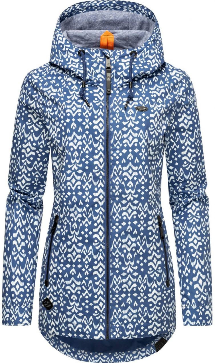 Ragwear Funkčná bunda 'Zuzka'  modrá / biela