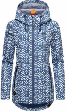 Ragwear Funkčná bunda 'Zuzka'  modrá / biela
