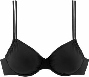 LASCANA Bikinový top  čierna