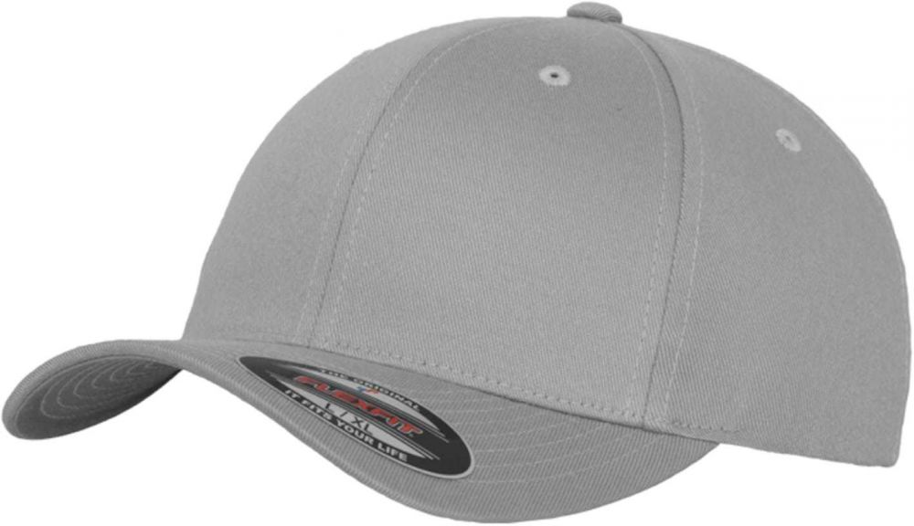 Flexfit Čiapka  ohnivo červená / čierna / strieborná / biela