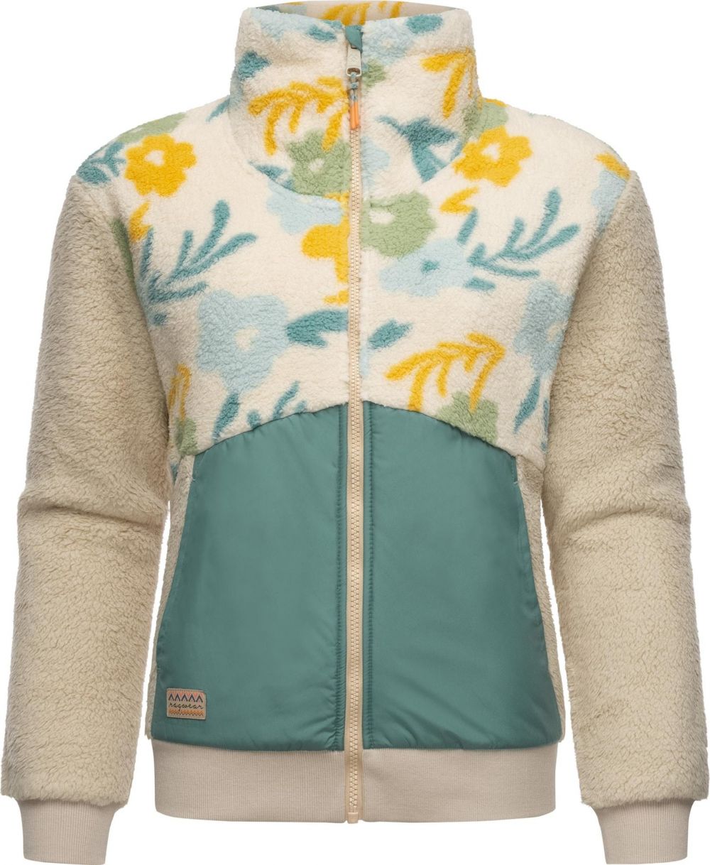Ragwear Funkčná bunda 'Madaras'  béžová / svetlomodrá / žltá / petrolejová