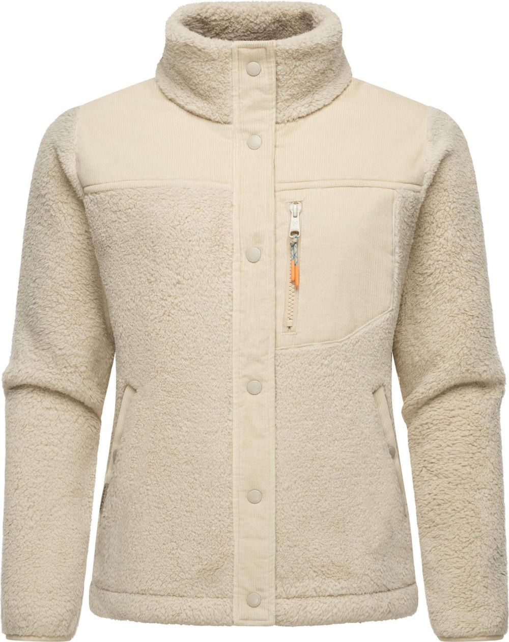 Ragwear Flisová bunda 'Appopis Block'  béžová / nebielená