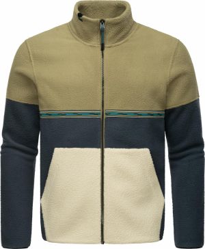 Ragwear Flisová bunda 'Lonndy'  námornícka modrá / olivová / trstinová / jedľová / pastelovo zelená