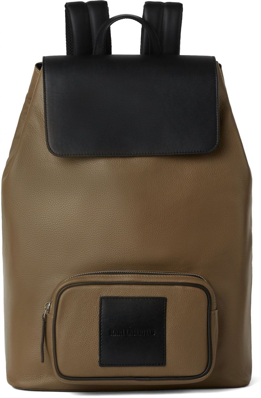 Karl Lagerfeld Batoh 'Summer Pebble'  mokka / čierna