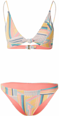 O'NEILL Bikiny 'Pismo'  piesková / pastelovo modrá / žltá / koralová
