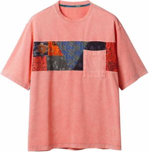 Desigual Tričko  zmiešané farby / oranžová