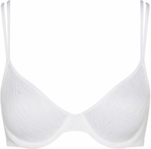 Calvin Klein Underwear Podprsenka 'Sheer Marquisette'  biela
