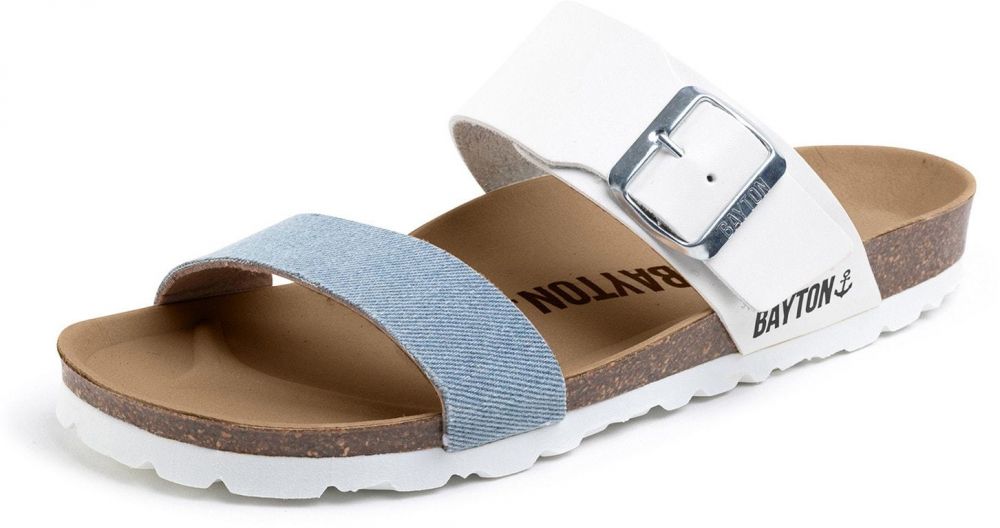 Bayton Šľapky 'Valence'  modrá denim / biela