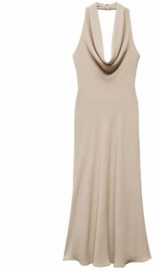 MANGO Šaty 'Azores'  béžová