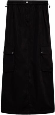 MANGO Sukňa 'Insect'  čierna