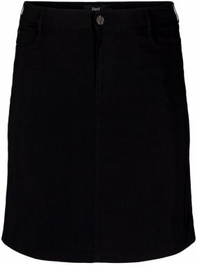 Zizzi Sukňa 'Jeva'  čierny denim