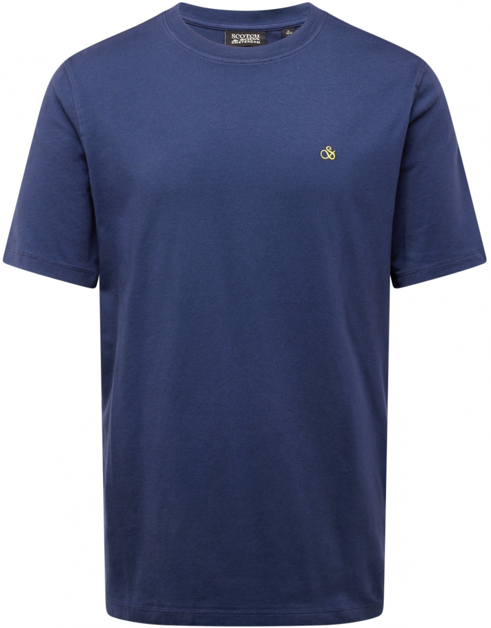 SCOTCH & SODA Tričko  námornícka modrá / pastelovo žltá