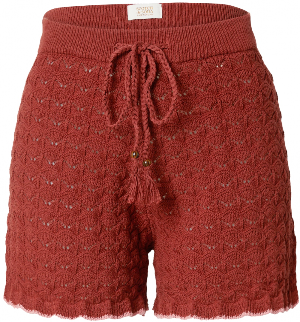 SCOTCH & SODA Nohavice  krémová / hrdzavohnedá