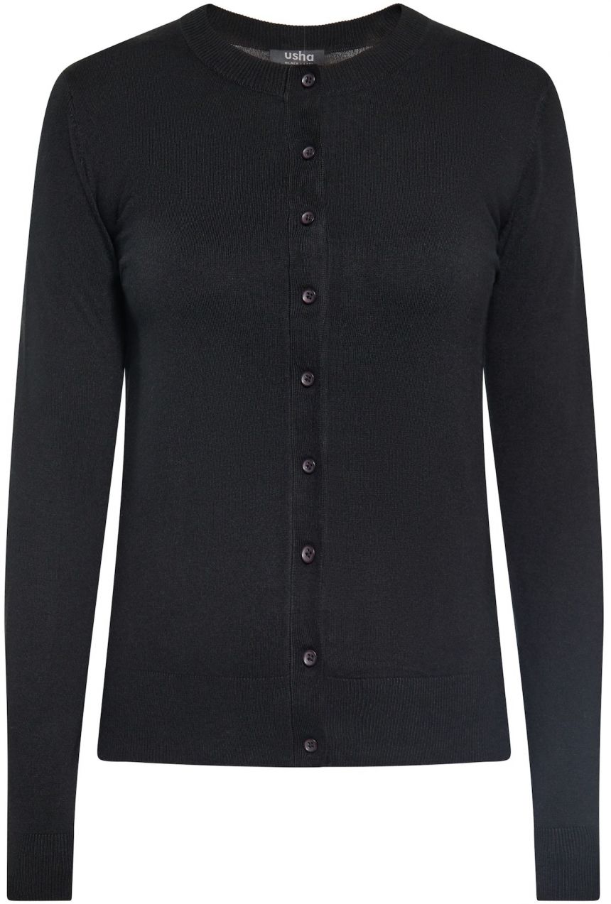 usha BLACK LABEL Kardigán  čierna