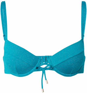 Hunkemöller Bikinový top 'Relief'  petrolejová