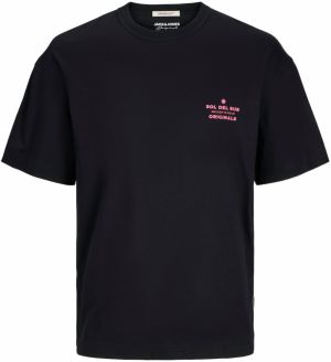 JACK & JONES Tričko 'Mykonos'  limetková / trstinová / pitaya / čierna