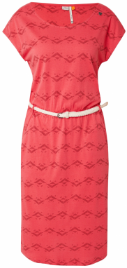 Ragwear Šaty 'LILITHE'  malinová / červená / biela