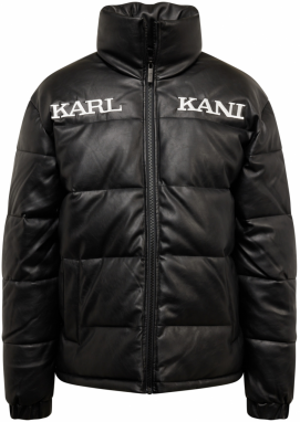 Karl Kani Zimná bunda  čierna / biela