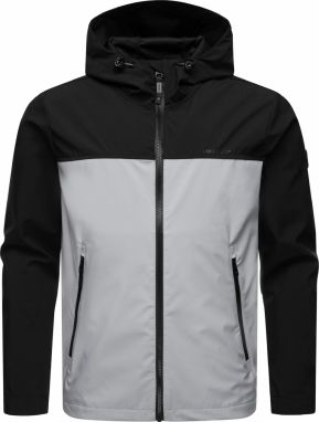 Ragwear Funkčná bunda  svetlosivá / čierna
