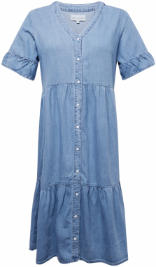 ONLY Carmakoma Košeľové šaty 'AREENA'  modrá denim