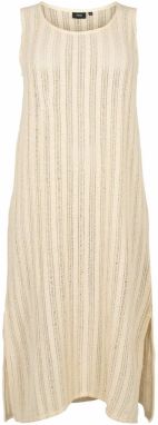 Swim by Zizzi Pletené šaty 'Rama'  piesková