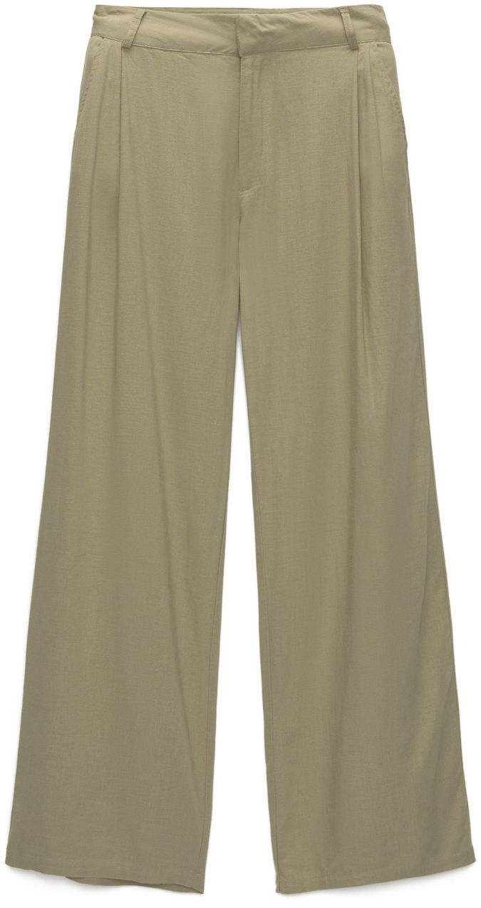 Pull&Bear Plisované nohavice  kaki