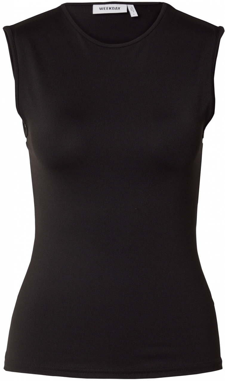 WEEKDAY Top 'Inez'  čierna
