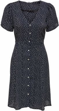 ONLY Šaty  tmavomodrá / biela