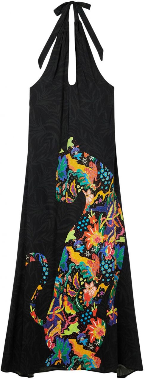 Desigual Šaty  zmiešané farby / čierna