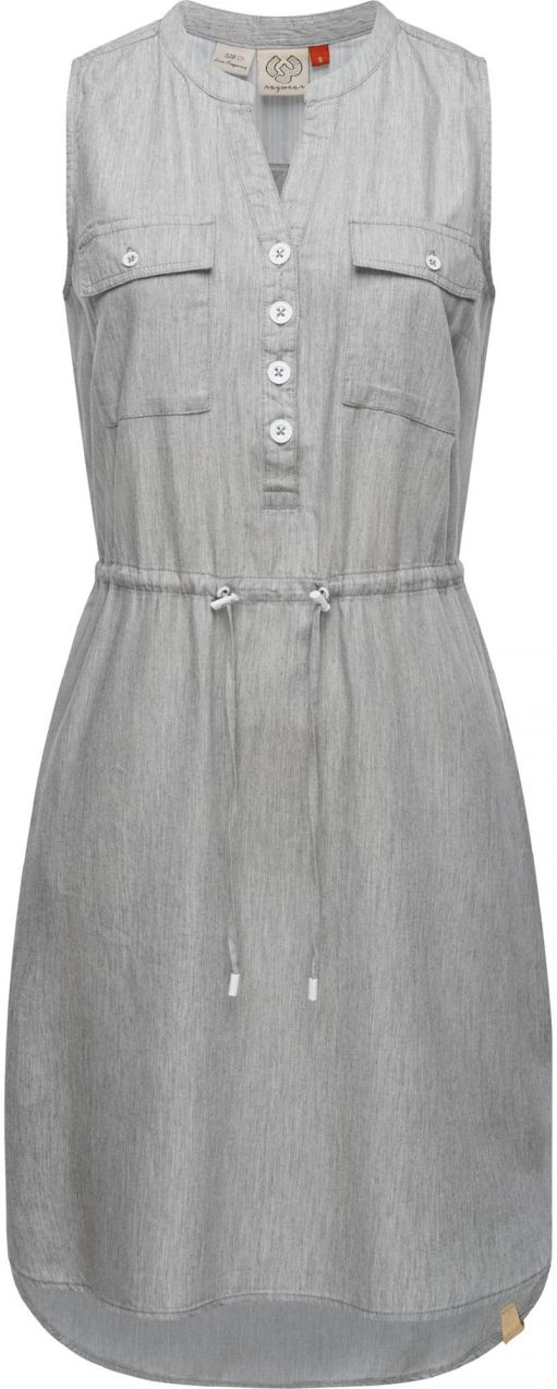 Ragwear Šaty 'Roisin'  sivá melírovaná