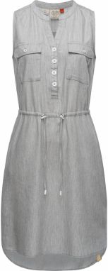 Ragwear Šaty 'Roisin'  sivá melírovaná