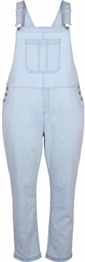 Zizzi Rifle na traky  modrá denim