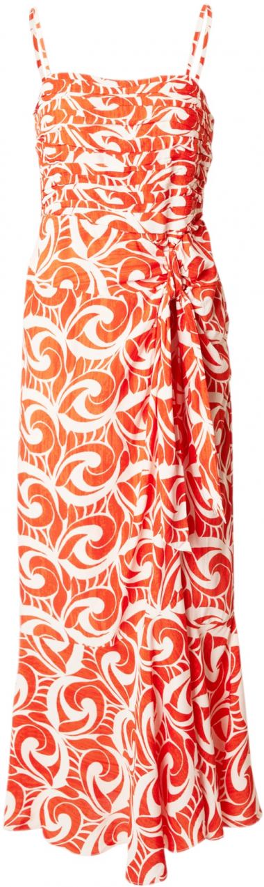 Derhy Letné šaty  oranžová / šedobiela