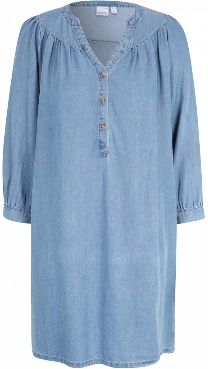 Vero Moda Tall Košeľové šaty 'BREE'  modrá denim
